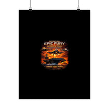 Load image into Gallery viewer, Matte Poster - Operation Epic Fury - Gerald R. Ford Carrier Strike Group

