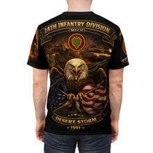 Load image into Gallery viewer, 24th Infantry Division "Deep Inside Iraq" Tribute Tee — Operation Desert Storm
