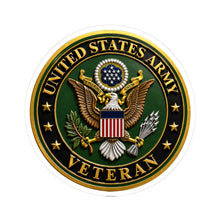 Load image into Gallery viewer, Kiss-Cut Stickers - Army - US Army Veteran - 3D - Enhanced
