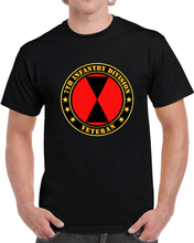 Load image into Gallery viewer, Army - 7th Infantry Division Veteran T Shirt
