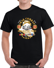 Load image into Gallery viewer, Army - 89th Military Police Brigade - Iraq Combat Veteran - SSI - CAB, Br W IRAQ SVC X 300 T Shirt
