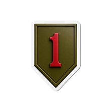 Load image into Gallery viewer, Die-Cut Magnet - Army - SSI - 1st Infantry Division wo txt - 3D - Enhanced
