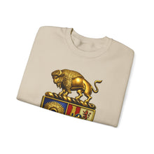 Load image into Gallery viewer, Crewneck Sweatshirt - Army - 10th Cavalry Regiment - BUffalo Soldiers - COA - Ready and Forward - 3D Enhanced
