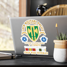 Load image into Gallery viewer, Kiss-Cut Vinyl Decals - Army - 18th MP Brigade - V Corps-  COLD SVC X 300
