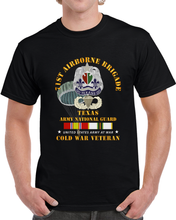 Load image into Gallery viewer, Army - 1st Airborne Brigade - TXARNG - Cold War Veteran W COLD SVC  X 300 T Shirt
