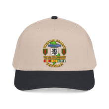 Load image into Gallery viewer, Mid Profile Baseball Cap - Vietnam Veteran Combat - 2nd Bn, 28th Infantry - 1st ID - with VN SVC - 3D - Transparent
