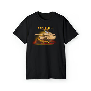 Unisex Ultra Cotton Tee - Army - Main Battle Tank - M1A1 X 300