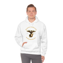 Load image into Gallery viewer, Unisex Heavy Blend™ Hooded Sweatshirt - Marine Barracks - Washington, D.C 1801 X 300
