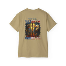 Load image into Gallery viewer, Unisex Ultra Cotton Tee - Proud to be a veteran
