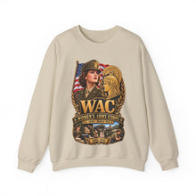 Load image into Gallery viewer, Crewneck Sweatshirt - WAC - Womens Army Corps - WWII - 3D - Enhanced
