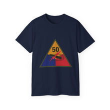 Load image into Gallery viewer, Unisex Ultra Cotton Tee - SSI - 50th Armored Division X 300
