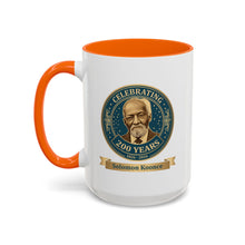 Load image into Gallery viewer, Accent Coffee Mug — "Celebrating 200 Years" Solomon Koonce Portrait (11/15 oz)
