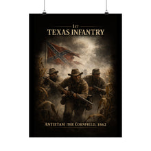 Load image into Gallery viewer, Matte Poster - 1st Texas Infantry in the cornfield - Poster
