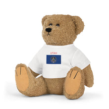 Load image into Gallery viewer, Plush Toy with T-Shirt - Utah Baby with Utah Flag
