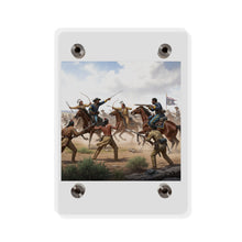 Load image into Gallery viewer, Acrylic Wall Art Panel - 9th Cavalry Regiment fighting Native Americans during the Indian Wars
