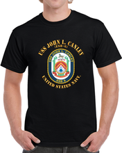 Load image into Gallery viewer, Navy - USS John L. Canley (ESB-6) X 300 T Shirt
