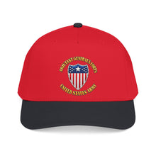 Load image into Gallery viewer, Mid Profile Baseball Cap - Army - Adjutant General's Corps - 3D - Enhanced
