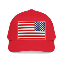 Load image into Gallery viewer, Mid Profile Baseball Cap - Flag - United States - 3D - Enhanced
