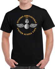 Load image into Gallery viewer, Navy - Rate - Aviation Ordnanceman (AO) T Shirt
