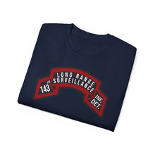 Load image into Gallery viewer, Unisex Ultra Cotton Tee - Army - Scroll - 143rd Infantry Det - LRS Airborne Ranger
