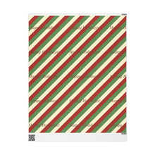 Load image into Gallery viewer, Gift Wrap Papers - Chevron “Happy Holidays” pattern
