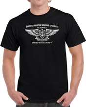 Load image into Gallery viewer, Navy - Badge - Enlisted Aviation Warfare Specialist T Shirt
