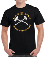 Load image into Gallery viewer, Navy - Rate - Damage Controlman (DC) T Shirt
