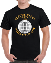 Load image into Gallery viewer, Navy - Rate - Electricians Mate (EM) T Shirt
