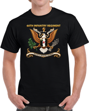 Load image into Gallery viewer, 60th Infantry Regiment COA with Eagle with Text - 3D - Enhanced X 300 T Shirt
