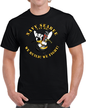 Load image into Gallery viewer, Navy - Navy SeaBee - w Wrench and Hammer X 300 T Shirt
