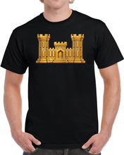 Load image into Gallery viewer, Amy Corps of Engineers Branch Insignia - 3D Enhanced T Shirt
