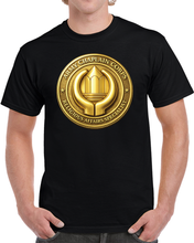 Load image into Gallery viewer, Army Chaplain Corps - Religious Affairs Specialist - 3D - Enhanced - Gold Coin T Shirt
