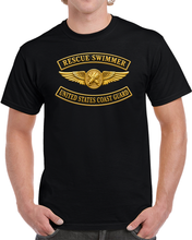 Load image into Gallery viewer, USCG - Aviation Rescue Swimmer w txt - 3D - Enhanced T Shirt
