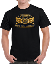 Load image into Gallery viewer, USCG - Coxswain - Auxiliary w txt - 3D - Enhanced T Shirt
