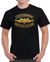 Load image into Gallery viewer, USCG - Cutterman - Officer w txt - 3D - Enhanced T Shirt
