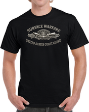 Load image into Gallery viewer, USCG - Surface Warfare w txt - 3D - Enhanced T Shirt
