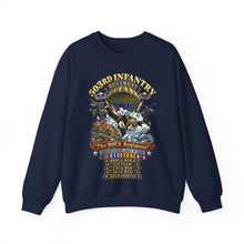 Load image into Gallery viewer, Crewneck Sweatshirt - Army - 503rd Parachute Infantry Regiment - The Rock Regiment - Wars - 3D - Enhanced
