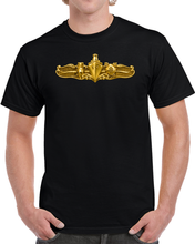 Load image into Gallery viewer, Navy - Badge - Special Operations Warfare (SO) wo txt - 3D - Enhanced T Shirt
