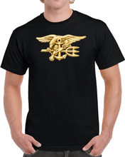 Load image into Gallery viewer, Navy - Badge - Special Warfare insignia wo txt - 3D - Enhanced T Shirt
