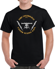 Load image into Gallery viewer, Navy - Rate - Fire Controlman (FC) T Shirt
