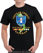 Load image into Gallery viewer, Coastal Squadron One (Blue) - SSI -Swift Boats - Vietnam w VN SVC X 300 T Shirt

