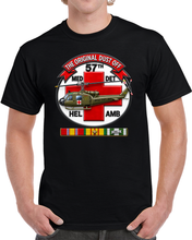 Load image into Gallery viewer, Army - 57th Medical Co - Orignial Dustoff - Vietnam w VN SVC- 3D - Enhanced T Shirt
