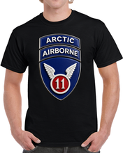 Load image into Gallery viewer, 11th Airborne Division w Arctic Tab wo txt - 3D - Enhanced T Shirt
