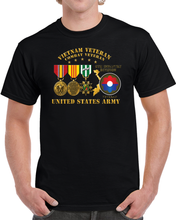 Load image into Gallery viewer, Army - Vietnam  Vet - w Medals - VN - 9th Infantry Division - 3D Enhanced X 300 T Shirt
