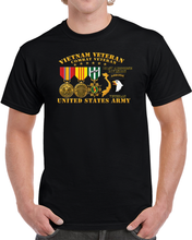 Load image into Gallery viewer, Army - Vietnam  Vet - w Medals - VN - 101st Airborne Division - 3D Enhanced X 300 T Shirt
