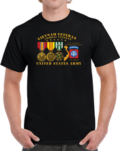 Load image into Gallery viewer, Army - Vietnam Vet - w Medals - VN - 3rd Brigade, 82nd Airborne Division - 3D Enhanced X 300 T Shirt
