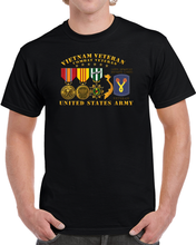 Load image into Gallery viewer, Army - Vietnam Vet - w Medals - VN - 196th Infantry Brigade (Light) - 3D Enhanced X 300 T Shirt
