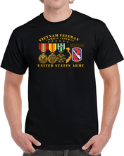Load image into Gallery viewer, Army - Vietnam Vet - w Medals - VN - 198th Infantry Brigade (Light) - 3D Enhanced X 300 T Shirt
