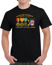 Load image into Gallery viewer, Army - Vietnam Vet - w Medals - VN - 199th Infantry Brigade (Light) - 3D Enhanced X 300 T Shirt
