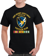 Load image into Gallery viewer, Army - Army Security Agency Group w SVC Ribbons - 3D - Enhanced T Shirt
